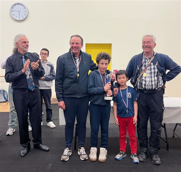 Fabrice, Ulysse, Samuel et Jean-Michel remportent la Coupe de l'Avenir pour Créon